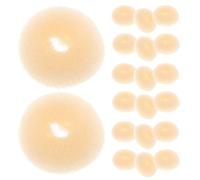 Zerodeko Lot de 30 Petits Accessoires pour Chignon Blanc Outil à Chignon Rapide en Matière Légère Taille Petite Accessoires Coiffure pour Femmes et Filles pour Réaliser et Coiffure