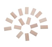 Zerodeko Lot de 30 tenons mobiles en bois de hêtre, compatibles avec les inserts Domino, adaptés aux systèmes d'assemblage et au montage de meubles en bois, 4 x 2 x 6 mm