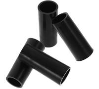 Zerodeko Lot de 4 Anneaux en Silicone pour Saxophone Alto Accessoires pour Saxophone Manchons de Cou Noirs Kit de Réparation pour Instrument à Vent Pièces Détachées Usage Musical