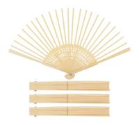Zerodeko Lot De 4 Cadres De Ventilateur Pliables Japonais Pour Bricolage Structure Éventail À Main Matériel Pour Fabrication D'Éventails Décoration Mariages Et Fêtes