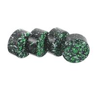 Zerodeko Lot de 4 Capuchons de Pédale D'effet Antidérapants Verts 2,3 Cm Protections pour Boutons de Pédale D'effet Guitare Électrique Accessoires pour Overdrive Distorsion Delay Usage