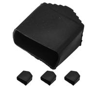 Zerodeko Lot de 4 Coussinets Antidérapants Carrés 2x4 Cm en Caoutchouc pour Pieds D’échelle Pliante, Protection Sol Intérieure, Embouts Remplaçables pour Escalier et Marchepied,