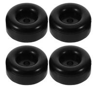 Zerodeko Lot de 4 pieds en caoutchouc anti-vibrations robustes, absorption | Patins de montage en caoutchouc pour générateurs, atténuent le bruit des équipements, pour nettoyeurs haute pression,