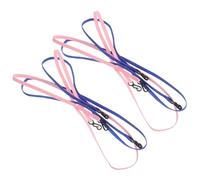 Zerodeko Lot de 4 Pinces Réglables pour Moufles D’garçon et Filles, Cordon Anti-Perte en Nylon, Dragonne pour Moufles de Ski, Couleurs Rose et Bleu, Accessoires Hiver Indispensables