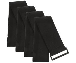 Zerodeko Lot de 4 Sangles Élastiques à Scratch 50 X 500 Mm, Brassards Multifonctions en Matériau Haute Résistance pour Gestion des Câbles, Cordons de Serrage et Équipement de Sport,