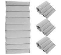 Zerodeko Lot de 4 Séparateurs Antichoc pour Paquet Appareil Photo Inserts de Protection en Velours Gris Organisateurs Modulables pour Rangement Voyage et Compartiments Objectifs