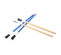 Zerodeko Lot de 4 Stylos Antirouille Légers Brosse Fine en Bois, Accessoire Créatif pour Enlever la Rouille et Nettoyer Circuits Électriques