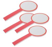 Zerodeko Lot de 4 Tableaux d'Affichage en Mousse 10 X 20 CM Effaçables à Sec Simple Face Portables pour Notation et Vote Lors d'Événements Scolaires et Compétitions