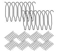 Zerodeko Lot de 40 Peignes Fixateurs de Coiffure Forme U Métal Mini Pinces à Cheveux Ondulées Accessoires Coiffure pour Femmes et Filles Maintien des Mèches Rebelles Usage Quotidien