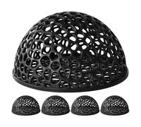 Zerodeko Lot de 5 cachettes pour crevettes d'aquarium, dôme poreux amov | Grottes d'aquarium semi-sphériques creuses, offrant un lieu de reproduction, de jeu et de repos pour les petites crevette