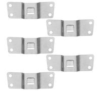 Zerodeko Lot de 5 Clips de Fixation pour Lampe Frontale de Casque : Supports de Fixation pour Lampe Frontale de Casque de sécurité, Accessoires pour de Chantier, de Construction et de travaux