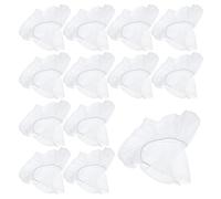 Zerodeko Lot de 50 Housses de Protection Jetables de U pour Appui-tête de Table de Massage, Non Tissé Élastique, Blanc, Adaptées aux Salons de Spa et Instituts de Beauté