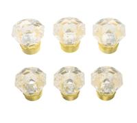 Zerodeko Lot de 6 Bouchons en Cristal pour flacons de Parfum et | Bouchon pour flacon de parfum, idéal pour les projets de diffuseurs DIY, collerette intérieure adaptée aux flacons de