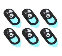 Zerodeko Lot de 6 Caches Webcam Coulissants Ultra-Fins en Plastique pour Ordinateur Portable et Tablette Protection Confidentialité Écran Curseur de Protection Caméra Accessoire