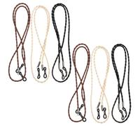 Zerodeko Lot de 6 Cordons Élastiques pour Lunettes en Silicone, Sangles Souples Multicolores, Porte-lunettes Pratique pour Sport et Usage Quotidien, Maintien Sûr et Confortable