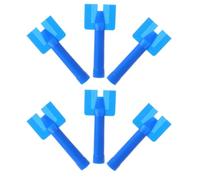 Zerodeko Lot de 6 Embouts en Plastique pour Pistolet à Mastic, Taille Moyenne, Buses Précises pour Mastic Silicone, Compatibles Applicateur Joint, pour Réparation Automobile et Étanchéité