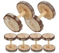 Zerodeko Lot de 6 Jouets à Mâcher pour Chatons et Chats en Marron, Jouets Interactifs pour Nettoyer Dents et Prévenir Maladies des Gencives la Maison
