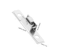 Zerodeko Lot de 6 Roulettes Coulissantes Silencieuses Argentées pour Portes Moustiquaires et Fenêtres, Rouleaux en Acier Inoxydable Résistants aux Intempéries, Compatibles Portes