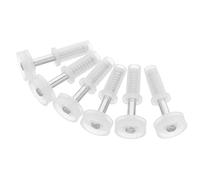 Zerodeko Lot de 6 Roulettes Supérieures en Acier 3/8 Ressort pour Portes Pliantes de Placard, Pièces de Quincaillerie Robustes, Kit D’alignement Réglable pour Installation Facile