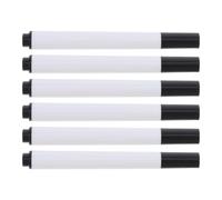 Zerodeko Lot de 6 stylos à dessin noirs rechargeables, stylos robots pour | Pinceaux noirs exclusifs, marqueurs de rechange pour machine à dessin automatique, fournitures artistiques éducatives