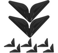 Zerodeko Lot de 8 Bandes Adhésives Anti-Collision Invisibles pour Bord de Portière de Voiture, Protection d'Angle Noire, Résistante aux Intempéries, Accessoire Auto pour Éviter Rayures et