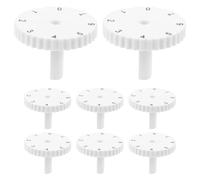 Zerodeko Lot de 8 boutons de congélateur : bouton de contrôle de température du réfrigérateur, interrupteur à cadran de thermostat de remplacement pour un réglage précis du refroidissement,