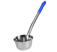 Zerodeko Louche à Eau Manche Long Argenté 600ml en Acier Inoxydable Ustensile Cuisine Polyvalent pour Servir et Cuisiner Facilement