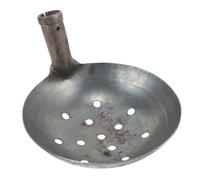 Zerodeko Louche à Tamiser en Fer Grosse Capacité pour Nettoyage des Égouts et Poussières, Pelle Traditionnelle Vintage pour Travaux de Maçonnerie