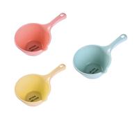 Zerodeko Louches à eau en plastique 3pcs pour usage domestique et jardinage avec conception fonctionnelle pour arroser légumes et fleurs