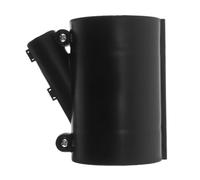 Zerodeko Manchon D'entrée de Fil Noir en PP pour Yachts, Accessoire de Gréement Marin Salée Soleil, Protège Les Câbles et Lignes de Carburant