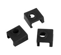 Zerodeko Manchon Thermique et Stabilité de Température en Silicone Noir pour Bloc Chauffant Aluminium 3pcs pour Buse D'imprimante 3d