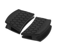 Zerodeko Maniques Silicone Antidérapantes pour Poignées de Casseroles de Résistants Chaleur Noir Grand