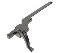 Zerodeko Manivelle de Fenêtre Poignée de Remplacement à Battant Gauche en Alliage de Zinc et Acier Inoxydable Simple et Facile à Installer pour Fenêtres à Ouverture Horizontale