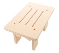Zerodeko Marchepied en Bois Massif Rectangulaire Marche, 551 LB