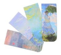 Zerodeko Marque-Pages Magnétiques 4 Pièces à Motifs Paysage, Clips Décoratifs pour Livres et Carnets, Conçus pour Faciliter la Lecture et L'Étude au Bureau la Maison