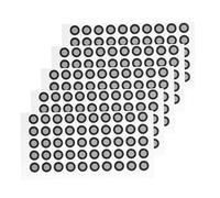 Zerodeko Marqueur De Numérisation 3D De 3 Mm pour Scanner 3D : 250 Marqueurs De Points De Référence De Suivi - Points De Suivi De Précision - Réflexion Diffuse pour Une Optique Précise