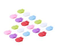 Zerodeko Marqueurs de Verre en Silicone Couleur Aléatoire 18pcs Forme Langue Chic Design Légers et Réutilisables pour Identifier Verre de Vin pour Fête et Table à Dîner