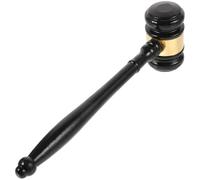 Zerodeko Marteau de Juge Bois Robuste Léger et Portable Gavel pour Avocat et Enchères Cadeau Pratique pour Juge et Commissaire-priseur