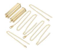 Zerodeko Marteau Décoratif pour Horloge sur Pied, Métal Fer, 1 Set Or | Accessoire D’horlogerie, Finition Élégante et Détails Soignés, Pièce Fiable pour Rechange et Déco