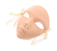 Zerodeko Masque de Cosplay de Bal Masqué Fête Halloween Intégral Blanc