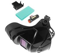 Zerodeko Masque de Soudage Automatique à Assombrissement Variable Casque de Soudeur Léger Bandeau Réglable 1 Ensemble 20 Filtres de Protection et Lampe Frontale Protection Oculaire pour