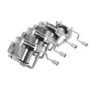 Zerodeko Mécanisme à Manivelle en Métal Argenté 4 Pièces pour Boîte à Musique Compact sans Piles Pièces de Rechange pour Présents et Voyages pour Création et Réparation DIY