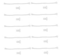 Zerodeko Mèche De Lampe à Huile Coton pour Remplacement Kit De Mèches Rondes Et Plates pour Brûleurs Huile Et Expériences Chimiques