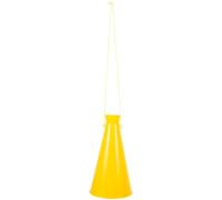 Zerodeko Mégaphone Portable en Plastique Jaune, Accessoire D'encouragement Sûr et Joyeux pour Activités Extérieures et Fêtes Animées