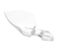 Zerodeko Mentonnière Violon 4/4 en Acrylique Transparent, Coussinet de Mentonnière Léger Vert Clair, Accessoire Confortable pour Violonistes, Adapté aux Instruments de Musique à Cordes