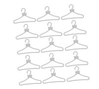 Zerodeko Mini Cintres Tendance en Forme De Nœud pour Poupées Garçons Et Filles Cintres Multi-usages en Plastique Ensemble De Rangement pour Bébé