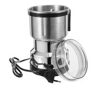 Zerodeko Mini Moulin à Café Électrique en Acier Inoxydable 500 Ml Broyeur Multifonction pour Café Épices et Céréales 3 Lames 6 Tranchants Brosse et Cuillère Usage Domestique et Voyage