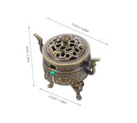 Zerodeko Mini Tian Yuan Ding Incense Holder Compact Chinese Incense Burner for Tea Rooms and Home Decor Traditional Design for Aromatherapy and Relaxation Spaces