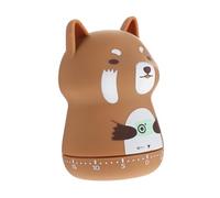 Zerodeko Minuteur La Cuisine Mécanique en Plastique d'animal, Petite Taille, Minuterie De Cuisson Précise, Minuterie De Cuisson Multifonction pour Gestion du Temps La Cuisine, Usage Domestique