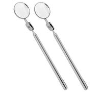 Zerodeko Miroir d'inspection Convexe télescopique (2 pièces) avec